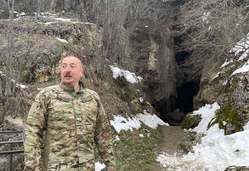 الهام علی اف: ارمنستان هزینه تمام خسارت های وارده به غار آزیخ را پرداخت خواهد کرد