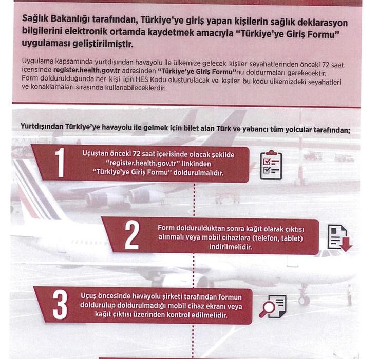 مسافران ترکیه از ۲۵ اسفند، «فرم ورود به ترکیه» پر کنند