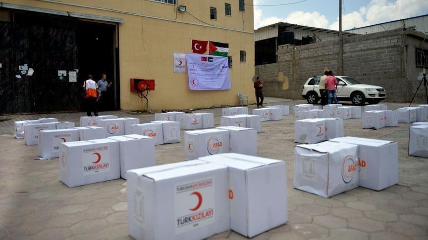 ارسال کمک به فلسطین توسط جمعیت هلال احمر ترکیه