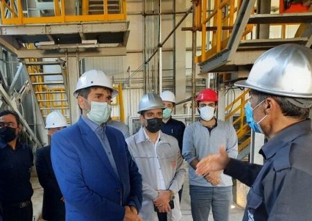افتتاح کارخانه آهک هیدراته شهرستان اهر با حضور وزیر صمت