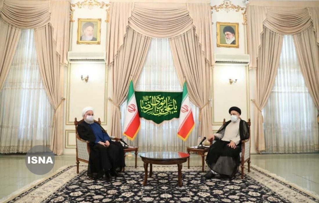 روحانی به دیدار رئیسی رفت + عکس