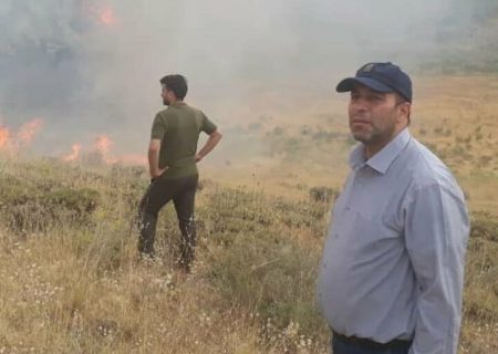 ۲۵۰ هکتار از اراضی مرند در آتش سوخت