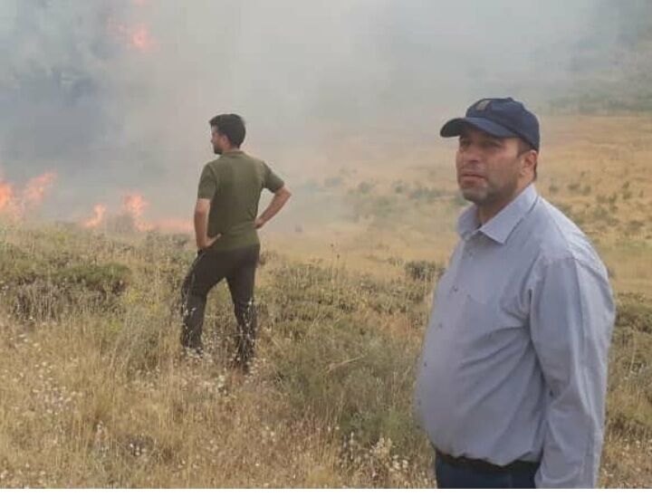 ۲۵۰ هکتار از اراضی مرند در آتش سوخت