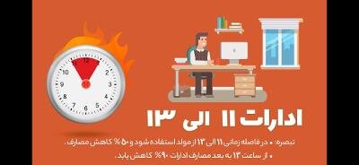 اعلام ساعات اوج مصرف توسط برق تبریز