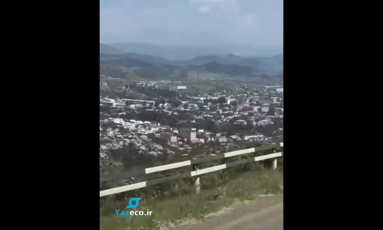 ویدیویی از دورنمای شهر خانکندی در قراباغ