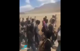 ویدویی که نشان می دهد پناهجویان افغانی در حال گذر از خاک ایران و انتقال به مرزهای ترکیه هستند