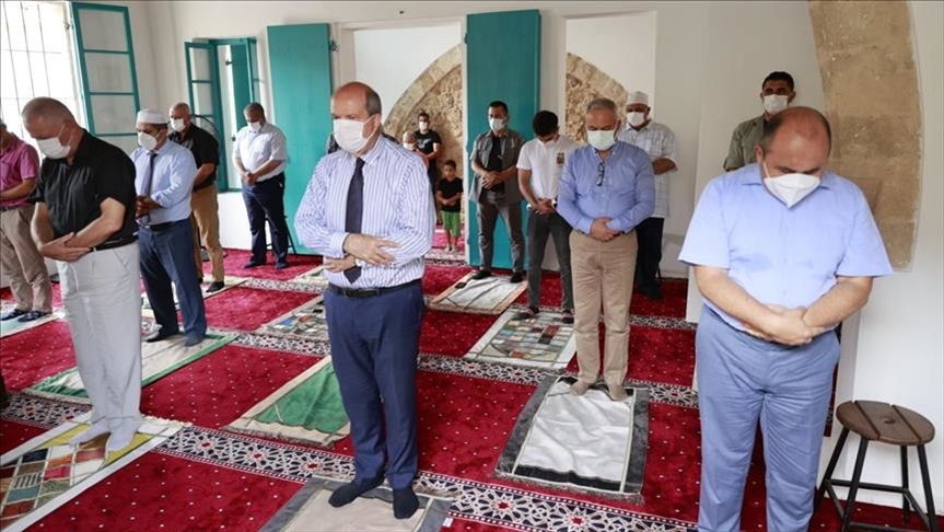 اقامه اولین نماز جمعه در مسجد بلال آقای منطقه ماراش قبرس پس از ۴۷ سال