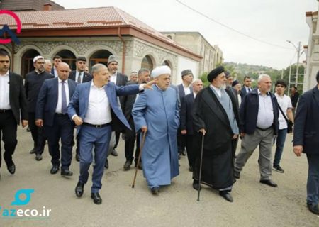بازدید رئیس دفتر مسلمانان قفقاز و رهبران مذهبی آذربایجان از شوشا+عکس