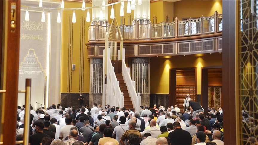 نخستین نماز عید قربان در مسجد تقسیم شهر استانبول