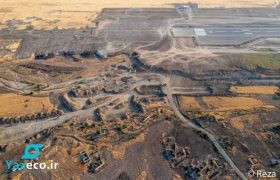 عکس های رضا دقتی از عملیات تکمیل فرودگاه بین المللی فضولی در سرزمین های آزاد شده آذربایجان