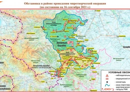 انتشار نقشه تحریک آمیز دیگری از روسیه علیه آذربایجان