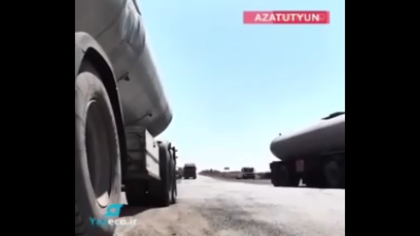 رانندگان کامیون های ایرانی: طرف آذربایجانی در مجموع ۳۸۰ دلار بابت عوارض جهت تردد از جاده گوریس-قافان طلب می کند