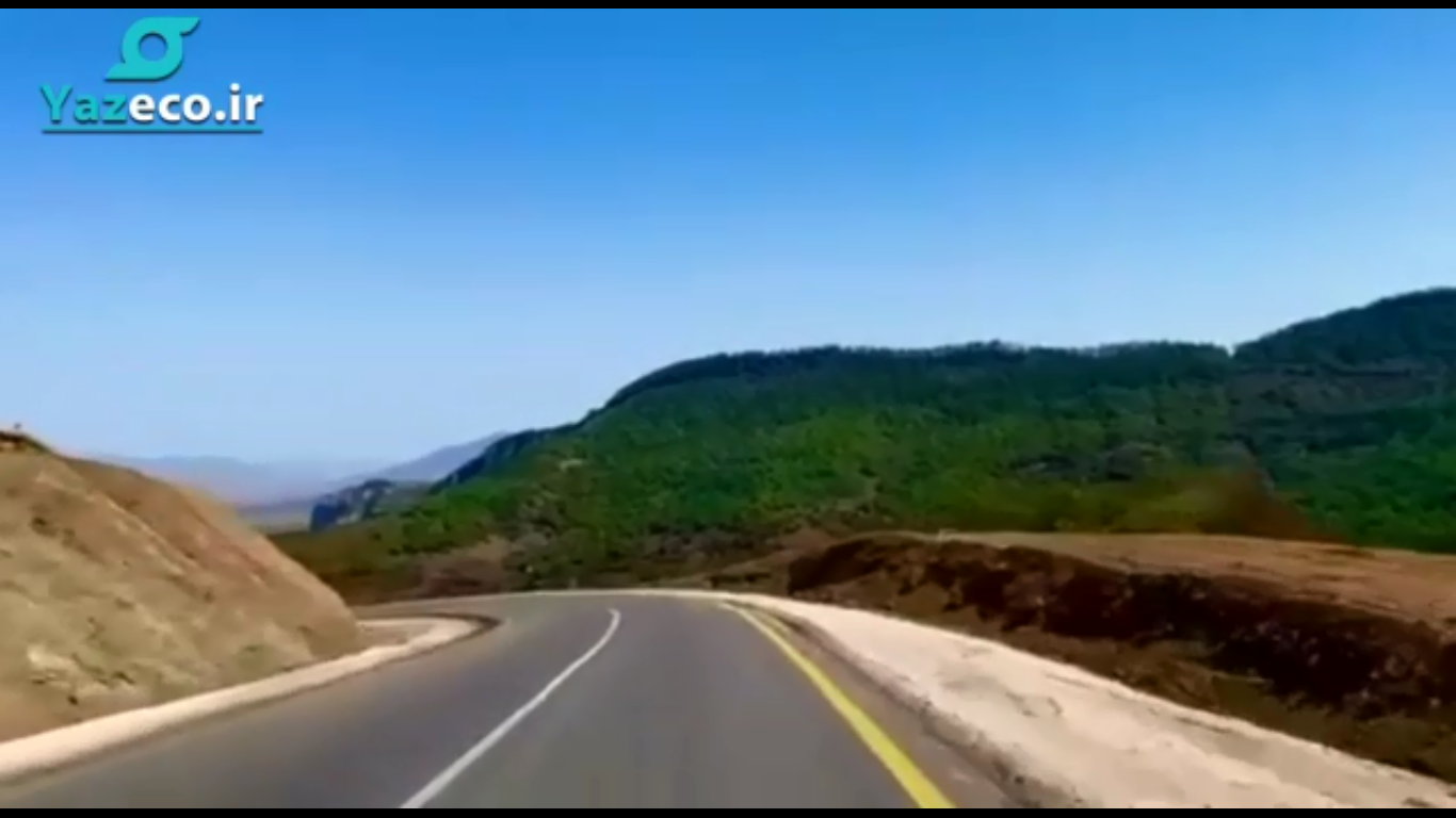 ویدیویی از جاده تازه تاسیس به شوشا موسوم به ظفر جاده سی