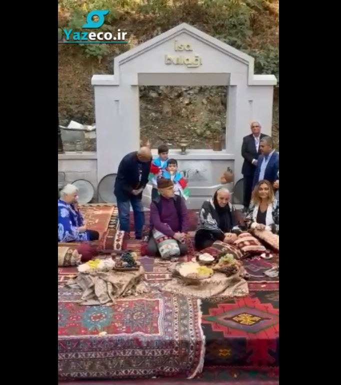 جمعی از خانواده های شهدای جنگ دوم قره باغ در شهر شوشا پایتخت فرهنگ و هنر آذربایجان حضور یافتند.