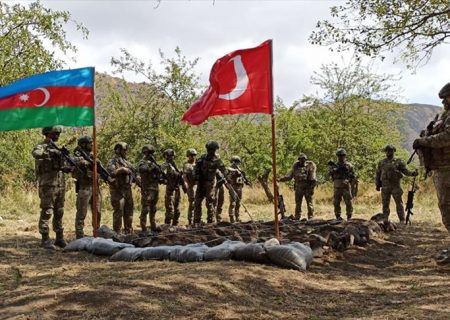 برگزاری رزمایش نظامی ترکیه و آذربایجان در لاچین