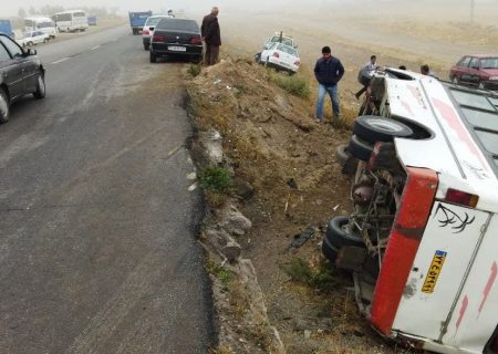 ۱۸ مصدوم در تصادف مشگین‌شهر اردبیل