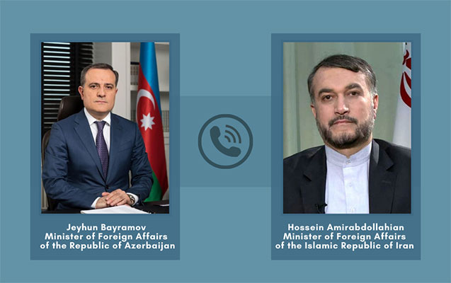 گفتگوی تلفنی وزرای امور خارجه ایران و آذربایجان
