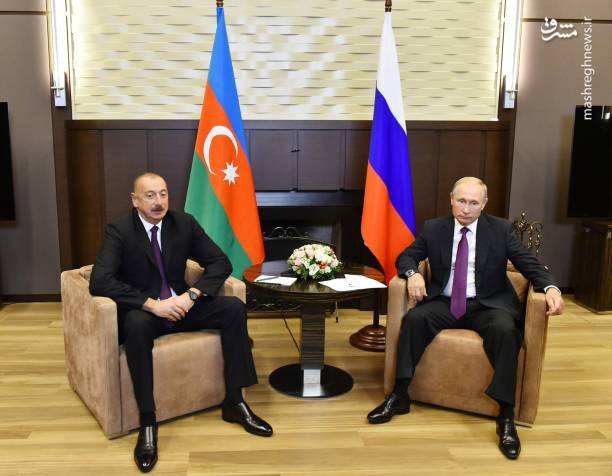 دیدار دو جانبه ولادیمیر پوتین رئیس جمهور فدارسیون روسیه و الهام علی اف رئیس جمهور آذربایجان در سوچی برگزار گردید.