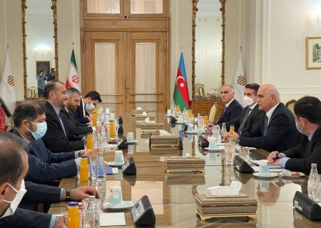 دیدار وزیر امور خارجه ایران با معاون نخست وزیر آذربایجان
