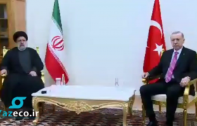 دیدار رجب طیب اردوغان رئیس جمهور ترکیه و ابراهیم رئیسی