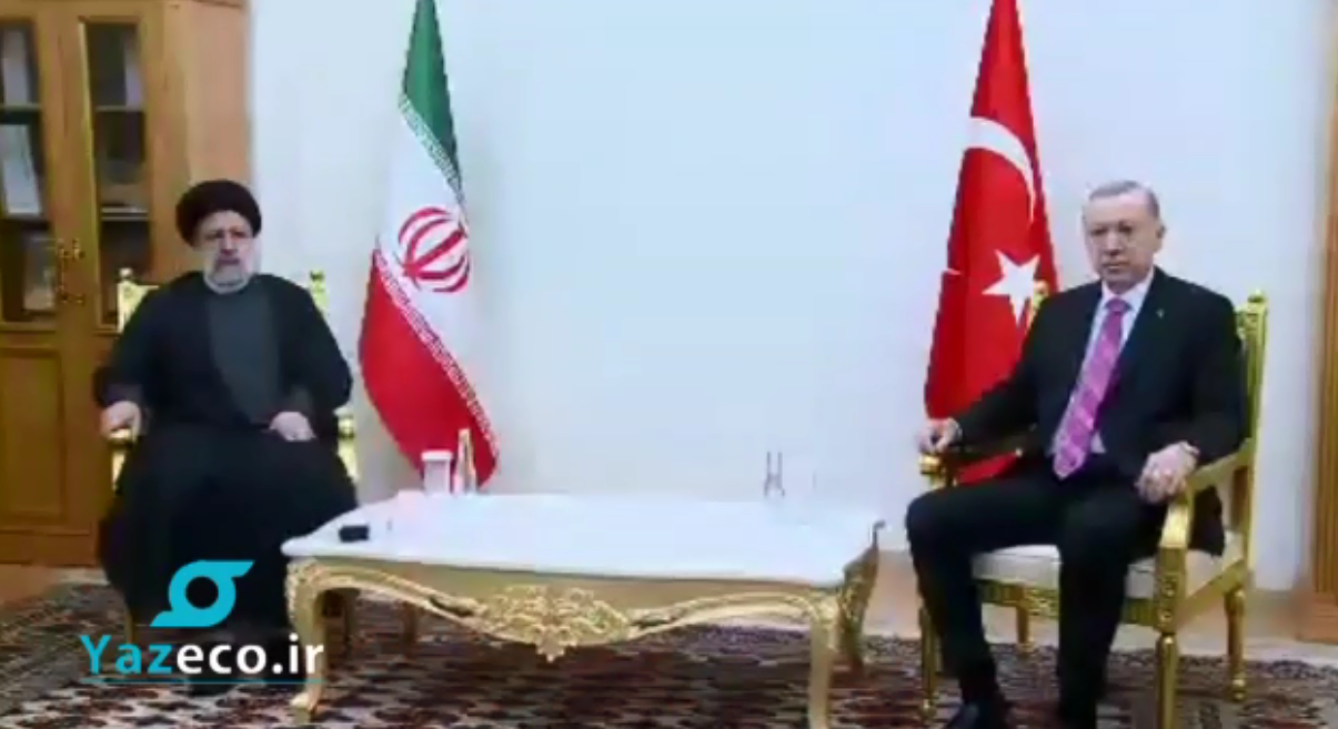 دیدار رجب طیب اردوغان رئیس جمهور ترکیه و ابراهیم رئیسی