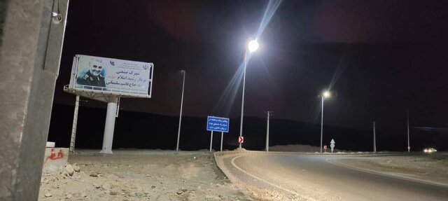۶.۵ کیلومتر از معابر شهرک شهید سلیمانی به شبکه برق متصل شد