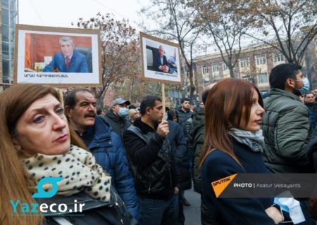 ادامه اعتراض ها در ایروان به سبب بازدداشت های اخیر مخالفان دولت‌
