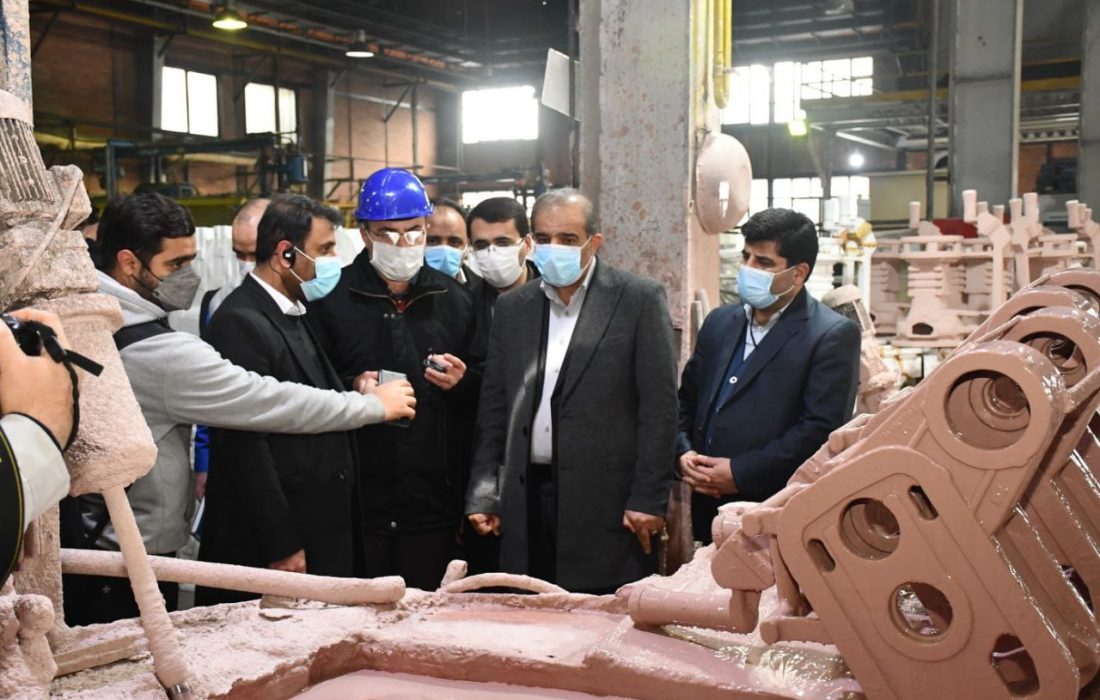 اعضای کمیسیون کشاورزی از کارخانه تراکتورسازی تبریز بازدید کردند
