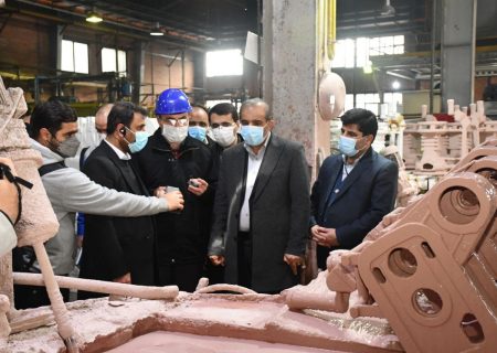 اعضای کمیسیون کشاورزی از کارخانه تراکتورسازی تبریز بازدید کردند