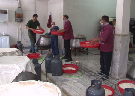 بزرگترین اطعام فاطمی آذربایجان شرقی در مراغه