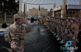 گزارش تصویری یازاکو از مراسم یادبود شهدای مرزبان کشور در تبریز