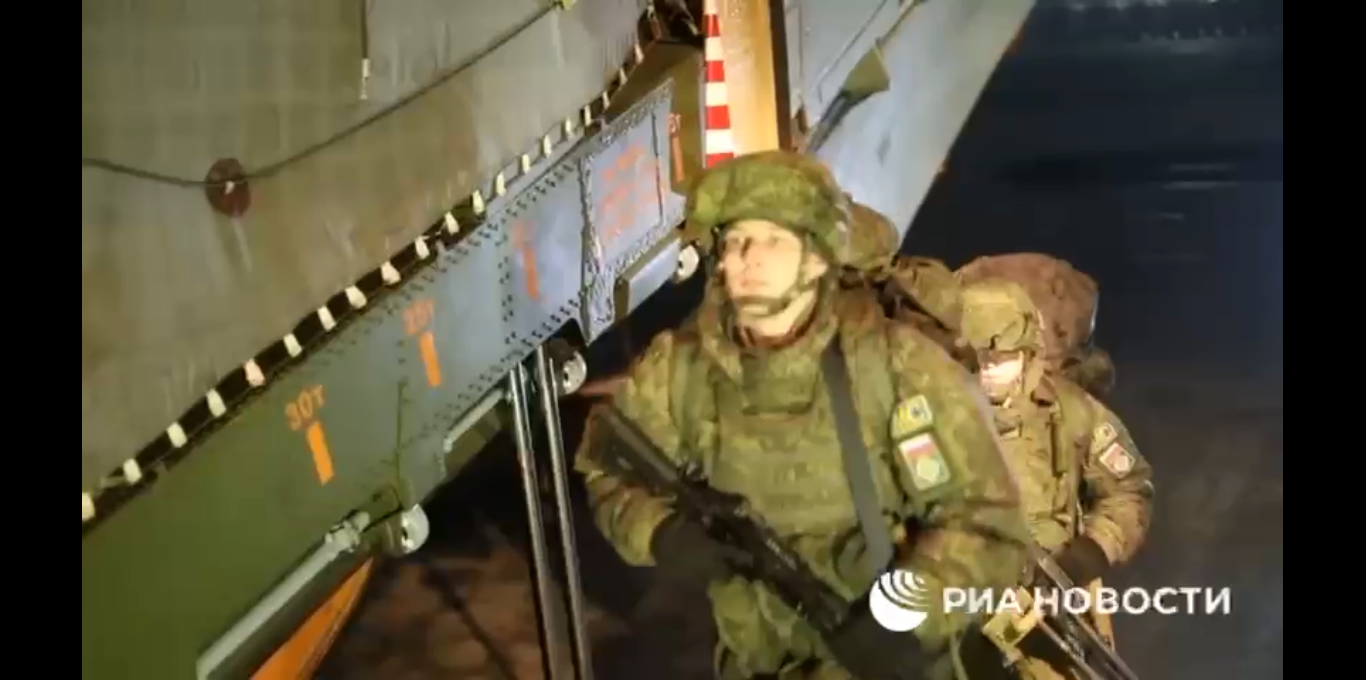 ترک اولین گروه نیروهای ویژه روسیه از قزاقستان