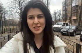ویدیوی گلسوم خلیلوا‌ روزنامه‌نگار تاتار اهل کریمه و شهروند اوکراینی
