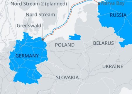 حکومت فدرال آلمان در واکنش به تحرکات روسیه در اکراین تصمیم به توقف پروژه نورد استریم ۲ گرفت.