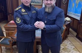 رمضان قدیروف با رئیس گارد محافظان روسیه دیدار کرد