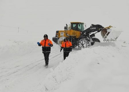 انسداد راه ۲۵۰ روستای استان اردبیل به دلیل بارش برف/ راه ۷۵۰ روستا باز شد