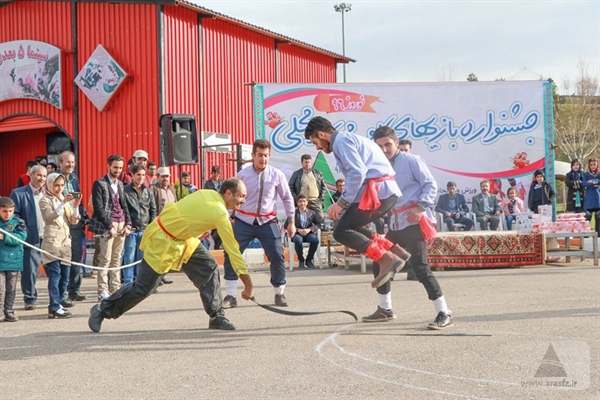 برگزاری جشنواره بازی‌های بومی محلی در منطقه آزاد ارس