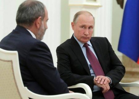 پوتین و پاشینیان درباره توافقنامه صلح گفتگو کردند