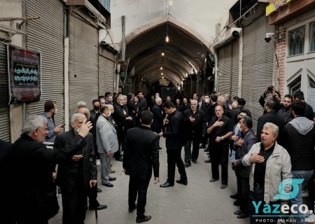 گزارش تصویری یازاکو از از مراسم عزاداری شهادت امیر مؤمنان در بازار تبریز