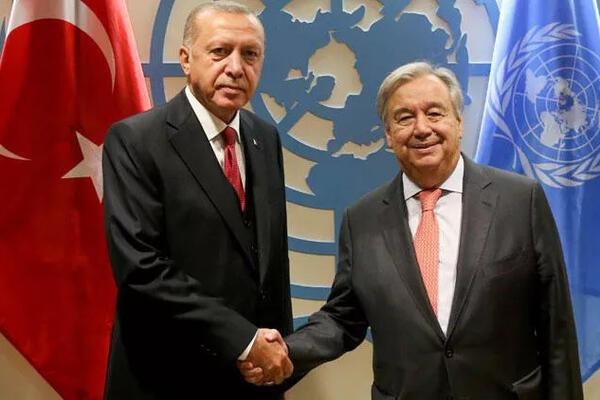 سفر دبیر کل سازمان ملل به ترکیه
