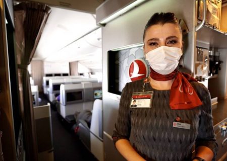 ترکیش ایرلاینز الزام استفاده از ماسک در پروازهای داخلی را لغو کرد