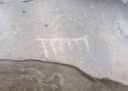 کشف سنگ نگاره‌های باستانی در شهرستان ورزقان