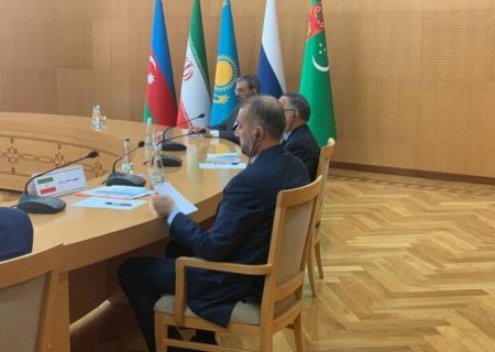 وزیر امور خارجه ایران: از پیشنهاد روسیه برای ایجاد ساختار همکاری در دریای خزر حمایت می کنیم