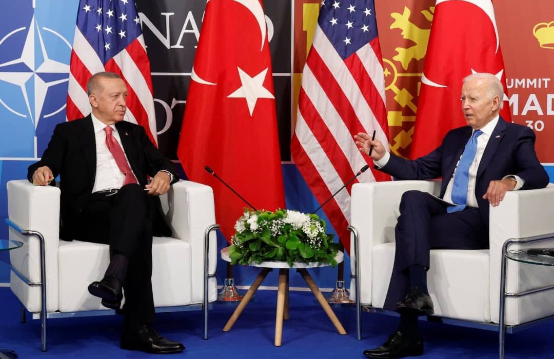 اردوغان و بایدن پس از نشست ناتو با یکدیگر دیدار کردند