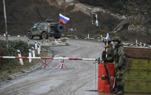 پست های نیروهای حافظ صلح روسیه در کریدور لاچین در حال برچیده شدن است