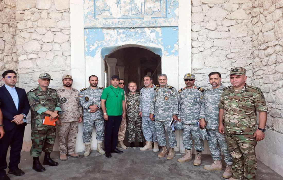 هیئت نظامی ایران از آغدام بازدید کرد