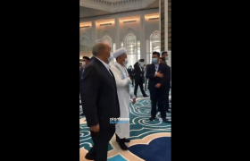 حضور نظربایف رئیس جمهور سابق قزاقستان در انظار عمومی