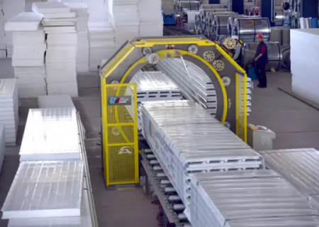 افتتاح بزرگترین خط تولید ساندویچ پانل پلی اورتان پیوسته