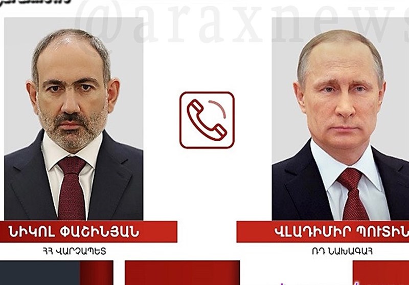تماس تلفنی پاشینیان با پوتین پس از تشدید درگیری‌های مرزی باکو و ایروان