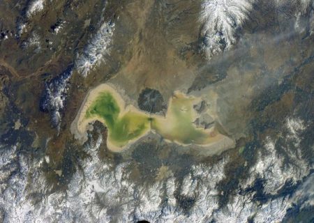 آخرین وضعیت دریاچه ارومیه از منظر فضا/حال ناخوش “ماتیانوس” ایران